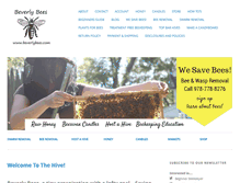 Tablet Screenshot of beverlybees.com